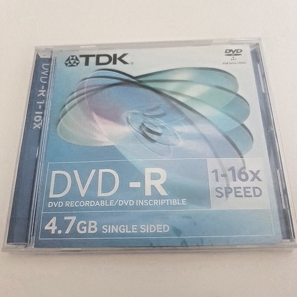 TDK DVD-R 4.7 Gb Lot of 3  16X Blank DVD Media  Lot of 3 - Picture 4 of 5